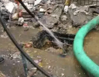 桐柏通下水道的小妙招